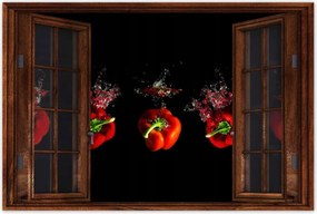 Poszter 60x40 Piros paprika