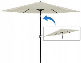 Kerti összecsukható napernyő 300cm Beige Basic