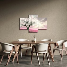 Rózsaszín fa képe (90x60 cm)