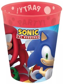 Sonic a sündisznó Sega micro prémium műanyag pohár szett 4 db-os 250 ml