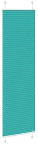 pliszírozott redőny Benzinzöld 65x200 cm szövetszélesség
