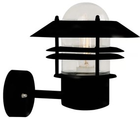 Nordlux - Kültéri fali lámpa BLOKHUS 1xE27/60W/230V IP54 fekete