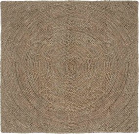 vidaXL Területszőnyegek Négyzet Szürke 160 x 160 cm Juta