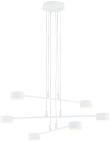 Csillár zsinóron MODUS 6xGX53/10W/230V fehér