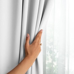 Fehér sötétítő függöny 140x245 cm Eyelets – Restilo