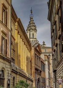 Poszter 20,5x28,4cm Róma óvárosa, Assaf Frank