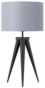 Szürke fém asztali lámpa 55 cm STILETTO Beliani