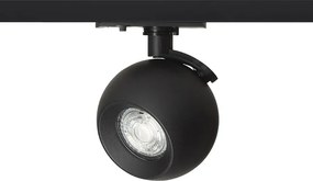 RENDL SIENA egyáramkörös sínre fekete 230V LED GU10 9W