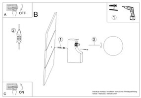 Sollux SL.1682 - Fali lámpa BULBO 1xG9/8W/230V bükkfa/fehér