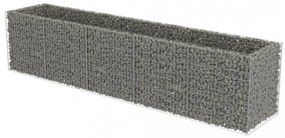horganyozott acél gabion magaságyás 450 x 90 x 100 cm