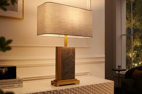 ELEGANCIA design asztali lámpa - szürke márvány