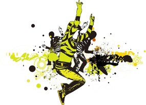 Kép - Street dance (üvegen) (70x50 cm)
