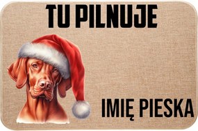 Karácsonyi Ágynemű Lábtörlő Lábszőnyeg Itt Őrök Név Wyżeł