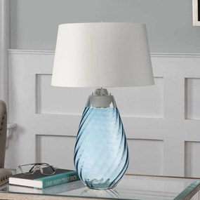 Elstead Lighting LENA LARGE LENA-TL-L-BLUE-OWSS Asztali lámpa 1X7W/GU10+1x60W/E27