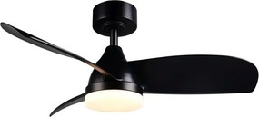 TRIO R62732132 HELSINKI Ventilátoros lámpa Fekete LED IP20