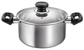 Indukciós tűzhelyhez alkalmas rozsdamentes acél edény fedővel 3 l Brava – Tescoma