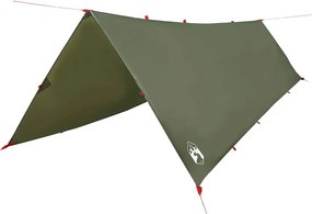 vidaXL olívazöld vízálló kempingponyva 506x306 cm