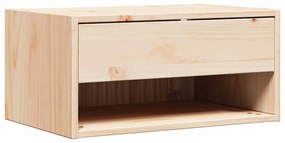 Éjjeli asztal fiókkal Barna 50 x 32.5 x 24 cm Tömör fenyőfa