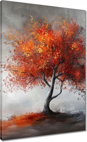Vászonkép 50x70 Fa tüzes színekben