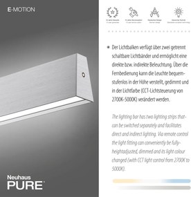 Paul Neuhaus modern függeszték pure e-motion eloxált alumínium pln2570-95