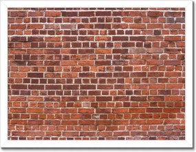 Poszterek keretben 40x30 Téglafal Tégla