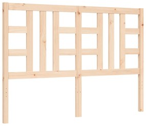 tömör fa ágykeret fejtámlával 160 x 200 cm