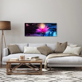 Tavirózsa a vízen képe (120x50 cm)