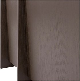 Sötétbarna TV-állvány kőrisfa dekorral 102x53x44 cm Brock – WOOOD