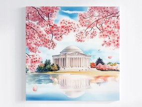 Poszter Város Washington Jefferson Memorial Tavasz 40x40