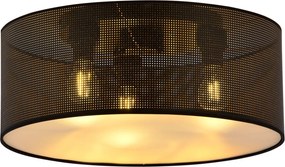 EMITHOR 1148-3 ASTON Ernyős Mennyezeti Lámpa Fekete, Arany E27 IP20