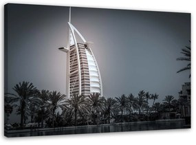Gario Vászonkép Burj Al-arab hotel Dubajban Méret: 60 x 40 cm