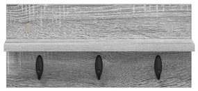 Fali Kabáthorog Szürke sonoma 40 x 10.5 x 18 cm Faanyag