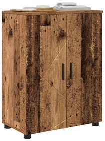 Fürdőszoba Székény polcokkal Régi fa 60 x 35 x 80 cm Faanyag