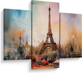 Kép - Az Eiffel-torony festménye (90x60 cm)
