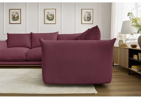 Borvörös sarokkanapé Ernest – Bobochic Paris