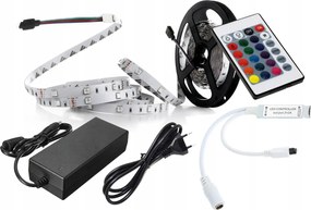 Akciós Rgb Led szalag szett 5m +Kontr Távirányító Zasi
