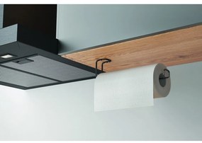 Fekete fali papírtörlő tartó - Metaltex