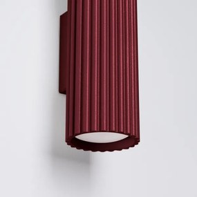 Brilagi - LED fali lámpa CRESTO 2xGU10/10W/230V 20 cm bordó