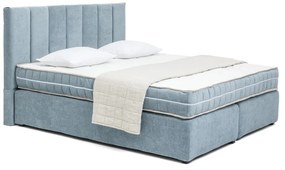 Kék boxspring ágy 160x200 cm Olia Bold Line – Bonami Selection