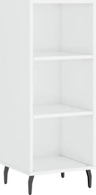 vidaXL magasfényű fehér szerelt fa tálalószekrény 34,5 x 32,5 x 90 cm
