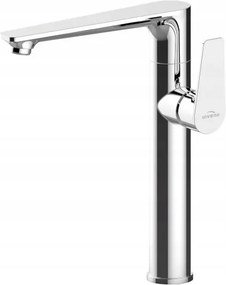 Magas Króm Mosdócsaptelep Mozgatható Kifolyócsővel Oldalsó Fogantyúval Invena
