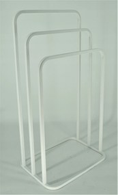 Round Törölközőtartó 3 karos fém fehér