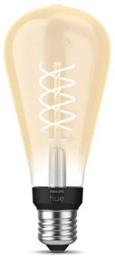 LED Dimmelhető izzó Philips Hue WHITE FILAMENT ST72 E27/7W/230V 2100K