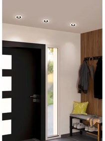 Eglo 900915 - KÉSZLET 3x LED Beépíthető lámpa CALONGE 3xLED/4,8W/230V fekete