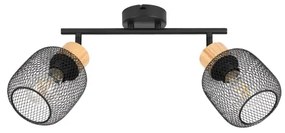 Brilagi - BASKLITE spotlámpa 2xE27/15W/230V gumifa/fekete