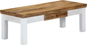 vidaXL tömör mangófa dohányzóasztal 110 x 50 x 40 cm