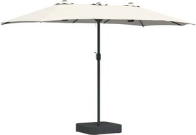 vidaXL Kerti napernyő Homok és Antracit 385 x 209 x 244 cm Poliészter