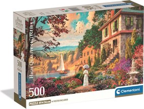 Tájkép Victorian Promenade 500 db-os Compact puzzle Clementoni