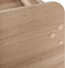 Egyszemélyes ágy 1S/90, sonoma tölgyfa, TEYO