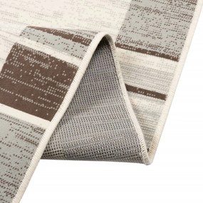 többszínű bel/kültéri csúszásgátló rövidszálú szőnyeg 120x180cm